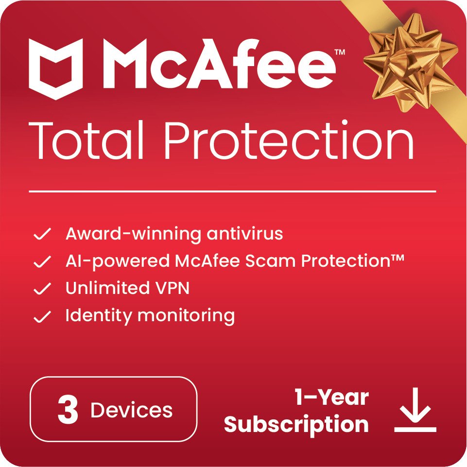 MCAFEE TOTAL PROTECTION 2024 FOR 1 YEAR